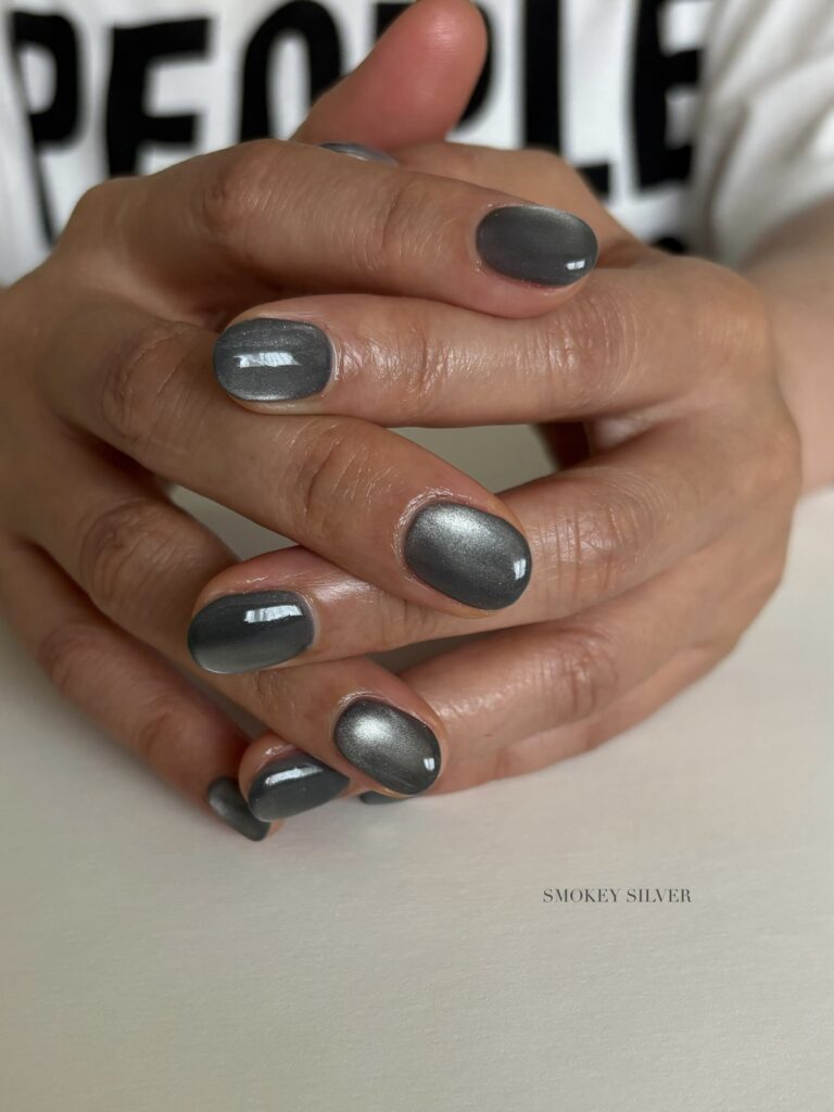 ワンカラーの作例(Smokey silver)